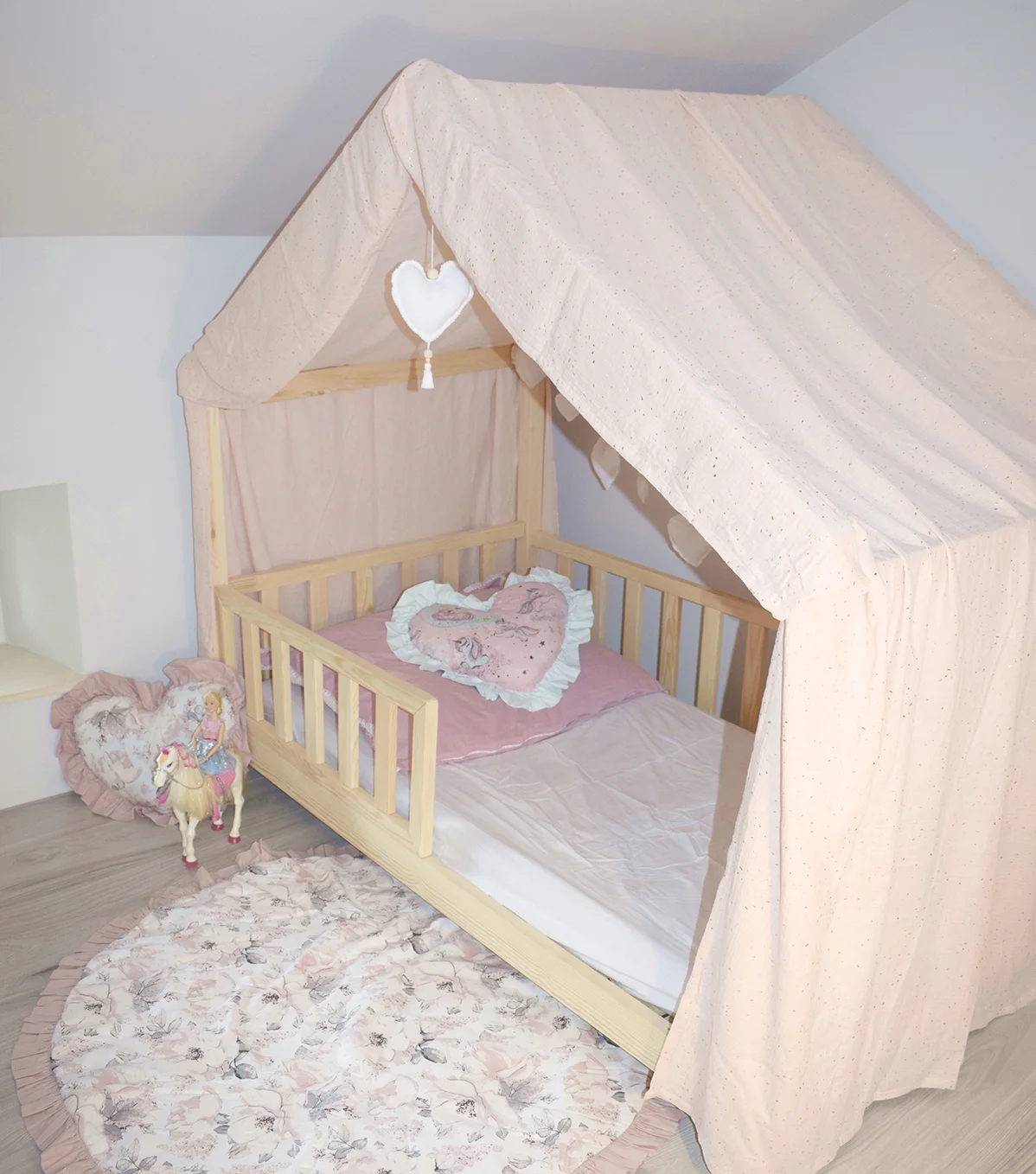 Baldachin für Hausbett – Musselin