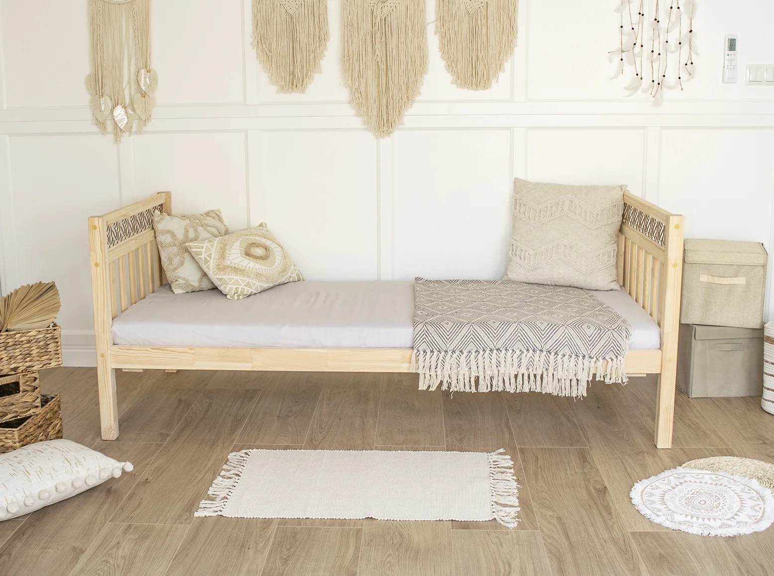 Boho-Bett Sanna II ohne Schublade
