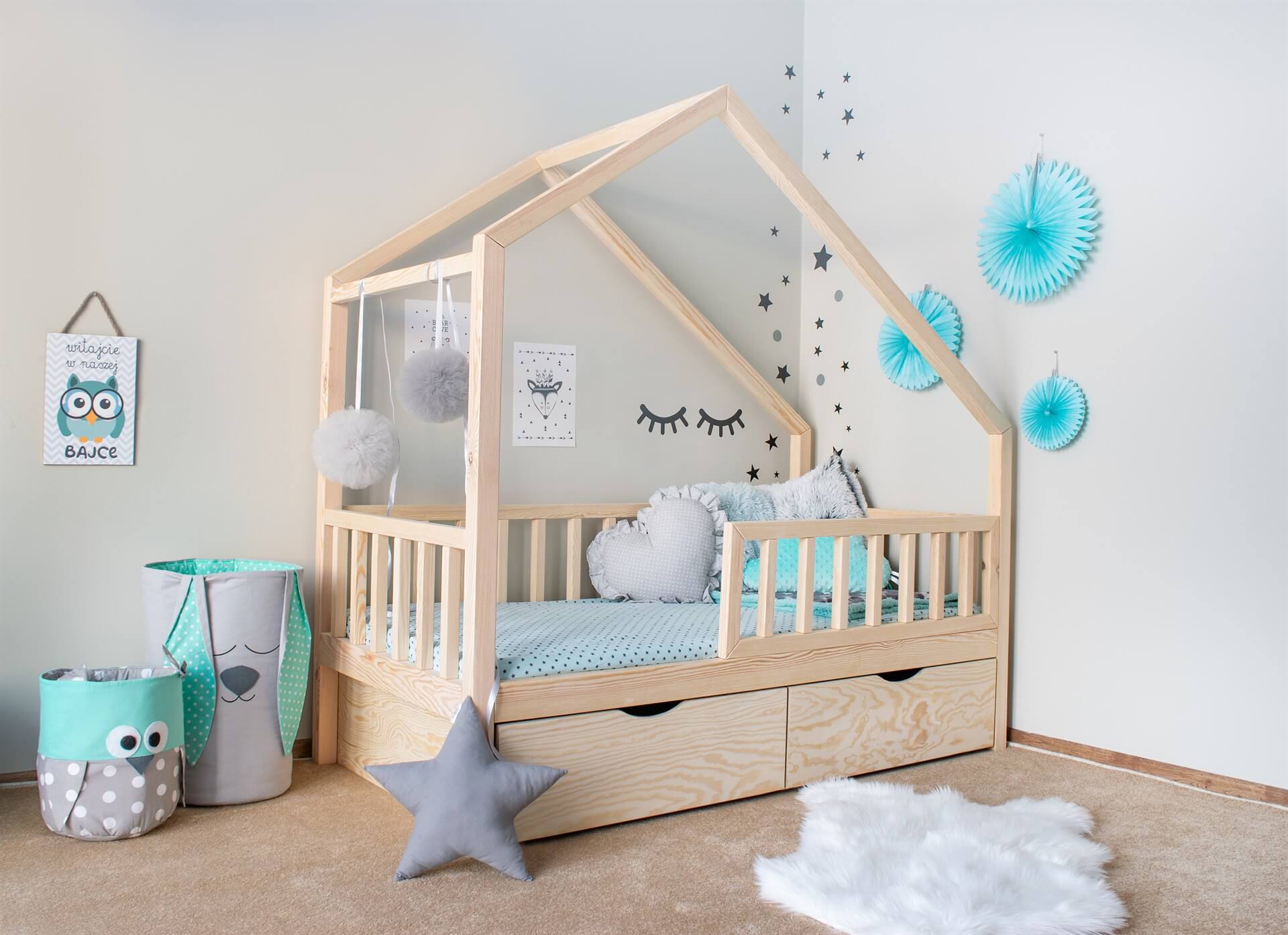 Hausbett Ciri mit Schublade