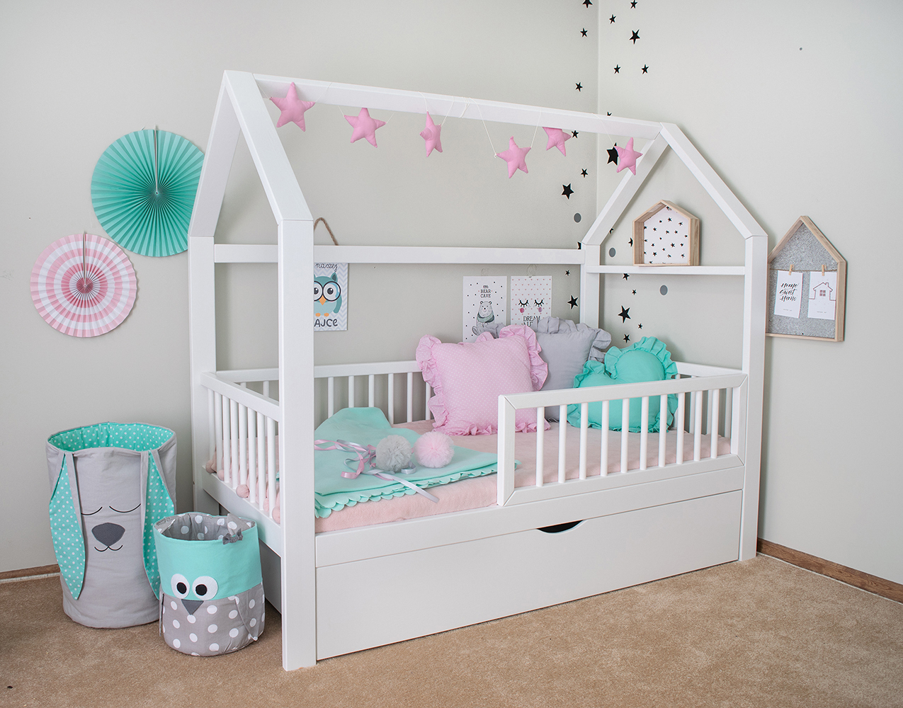 Hausbett Letho mit Schublade