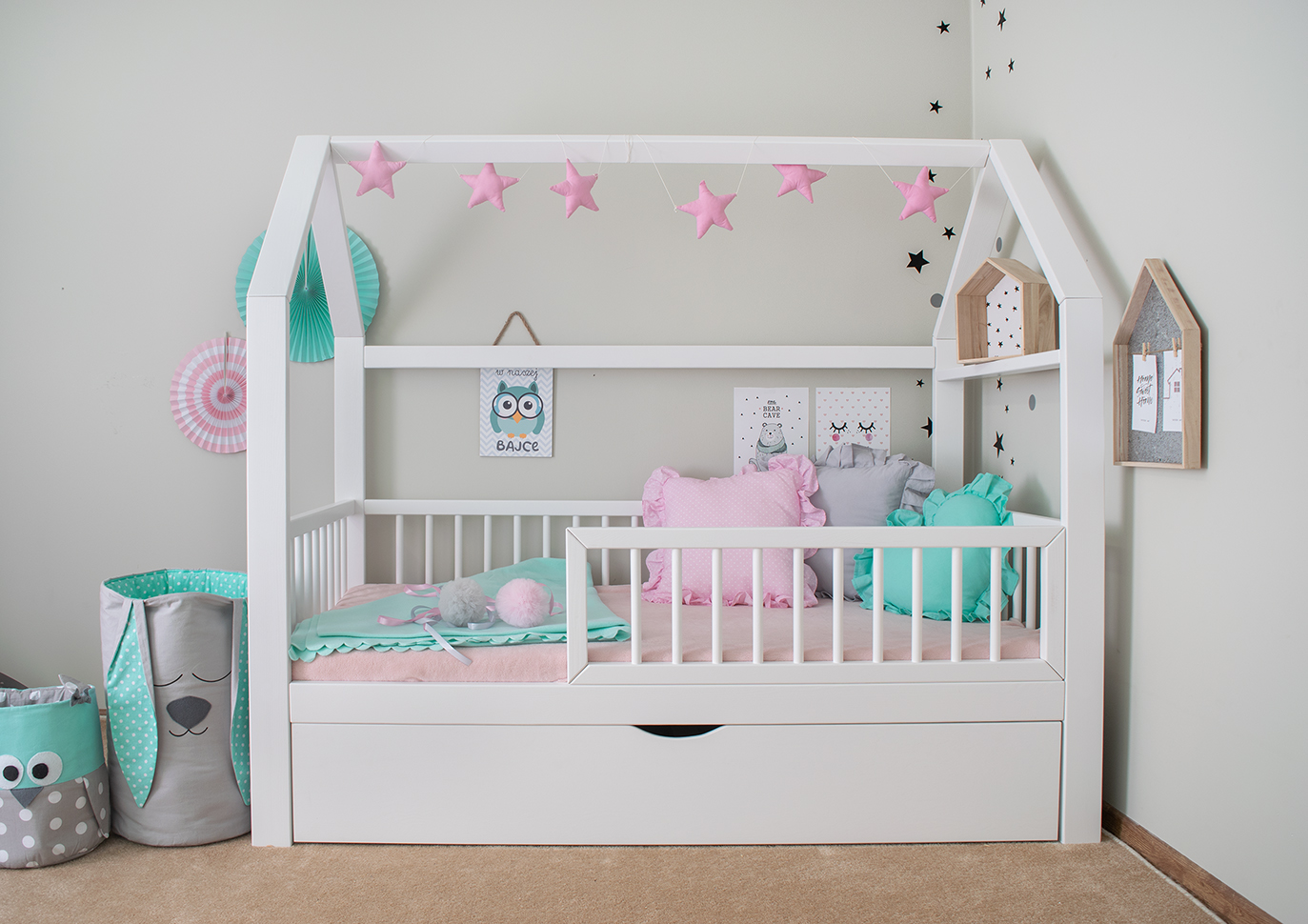 Hausbett Letho mit Schublade