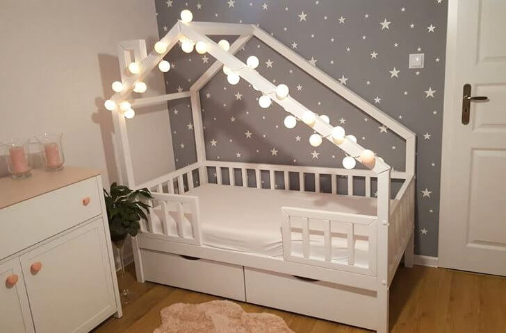 Hausbett Ciri mit Schublade