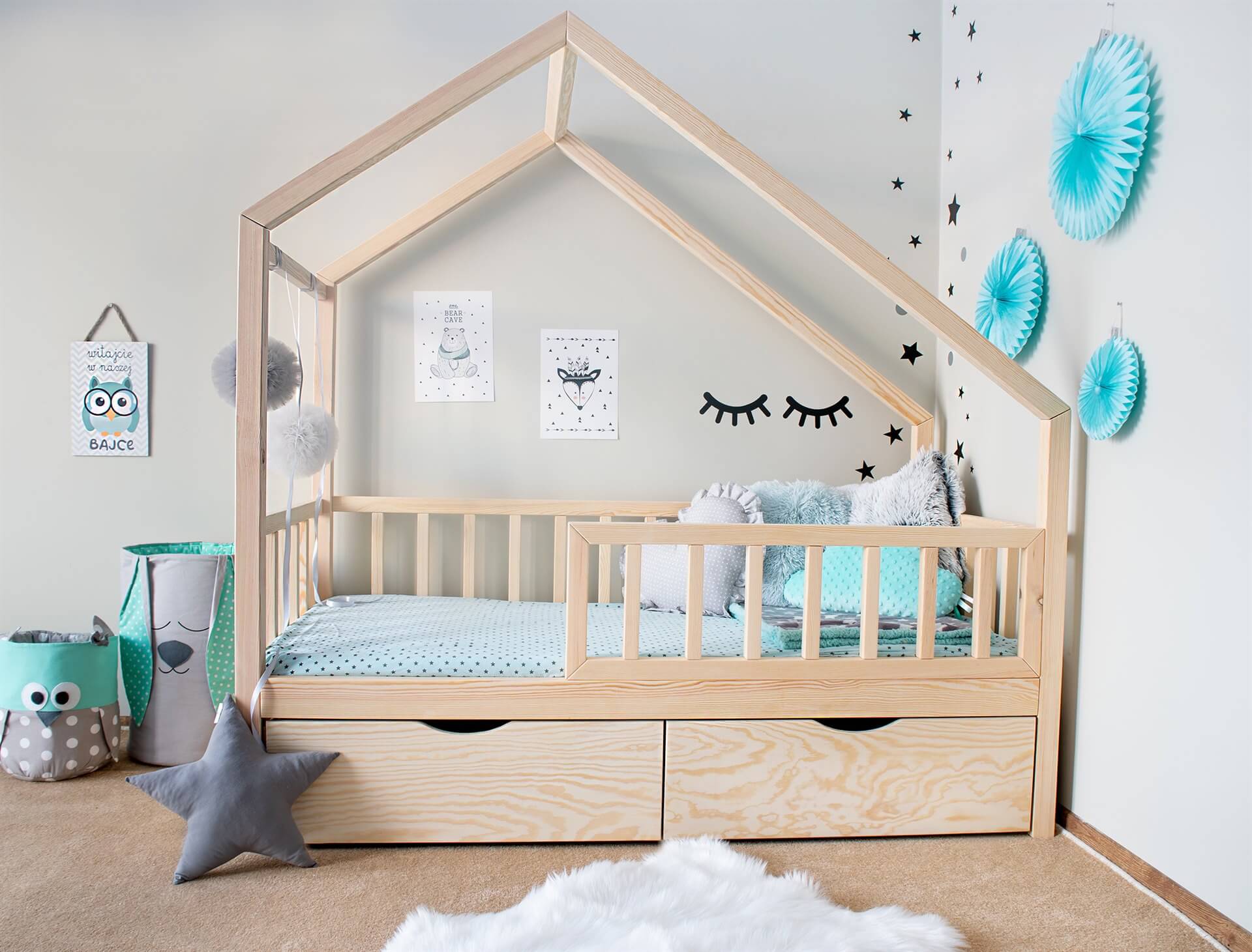 Hausbett Ciri mit Schublade