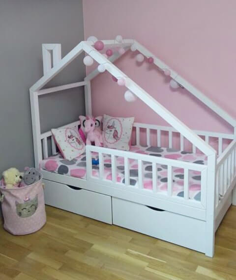 Hausbett Ciri mit Schublade