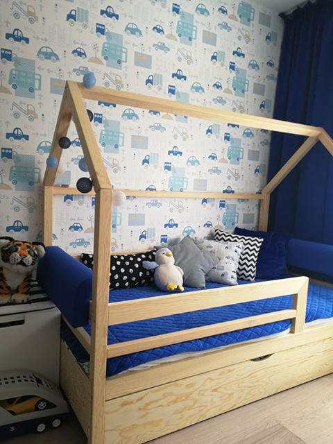 Hausbett Abi mit Schublade