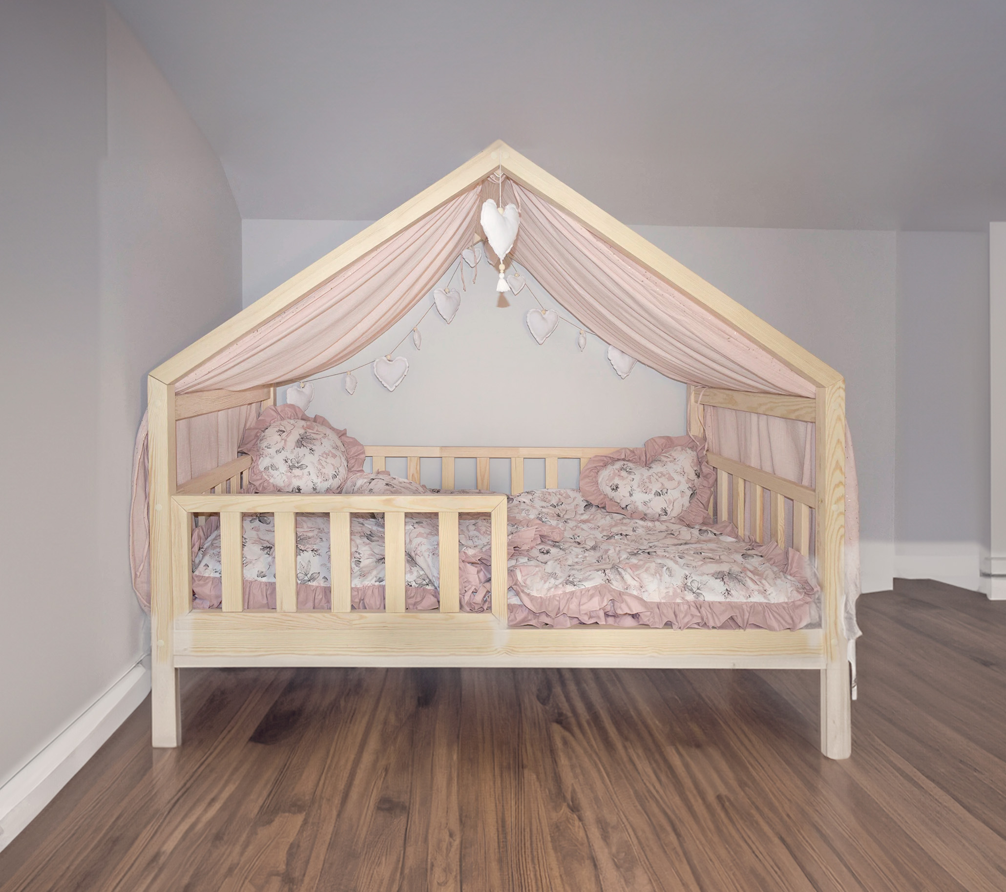 Baldachin für Hausbett – Musselin