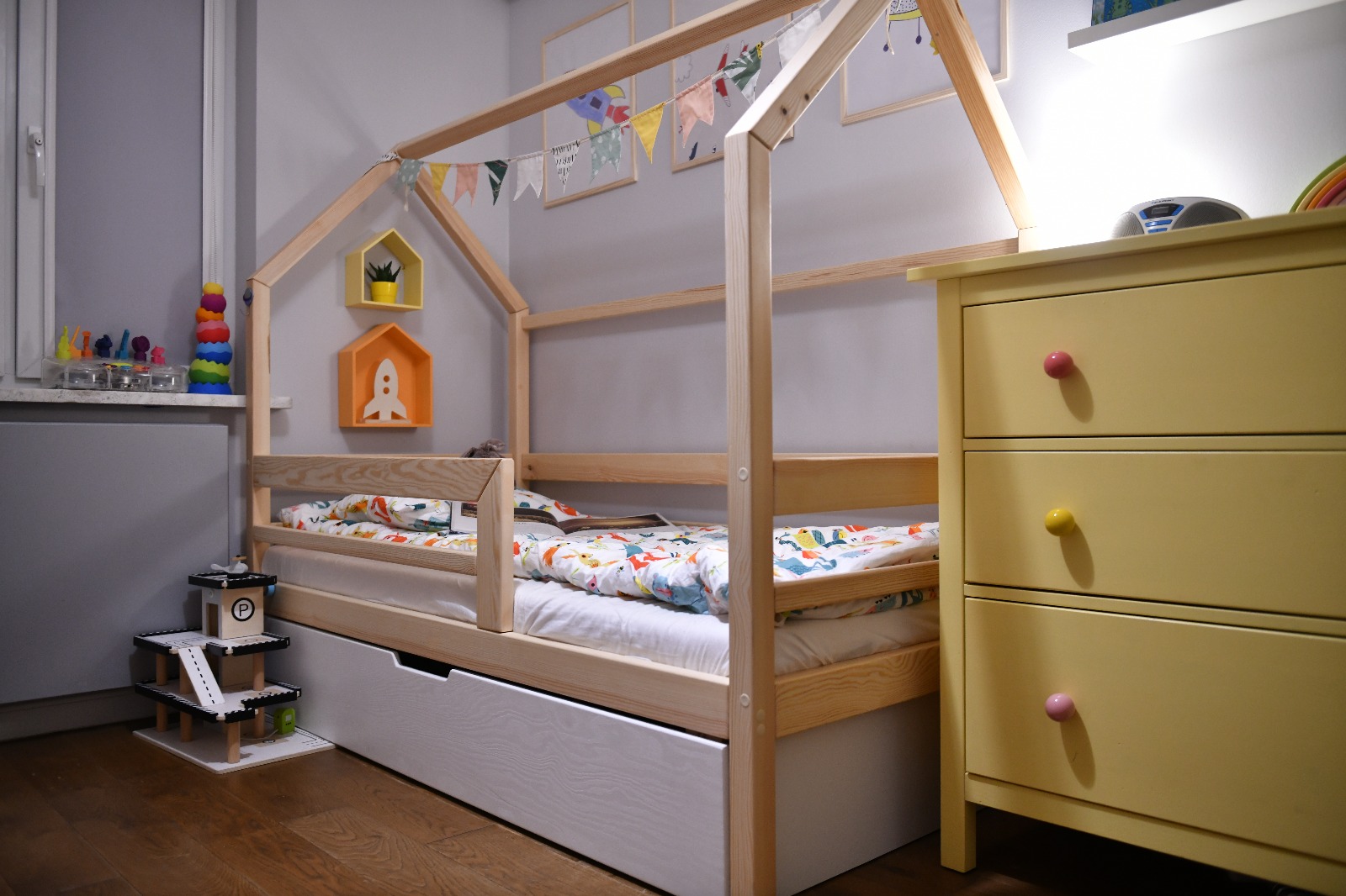 Hausbett Abi mit Schublade