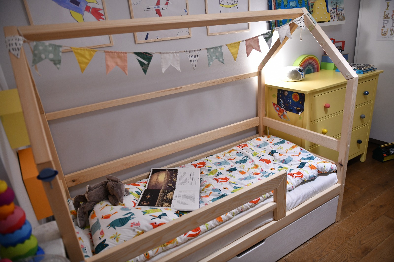 Hausbett Abi mit Schublade