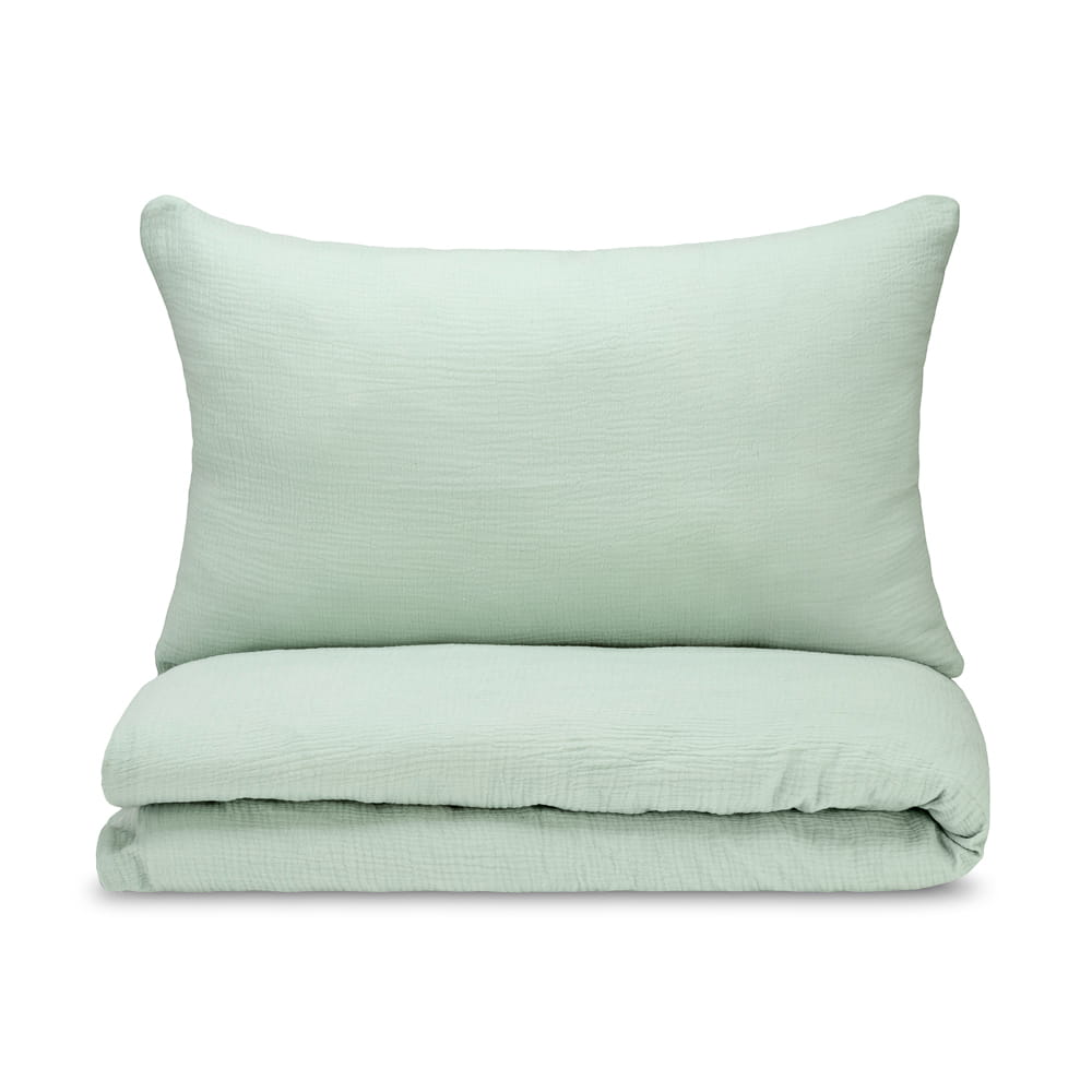 Musselin-Bettwäsche für Kinder - Mint