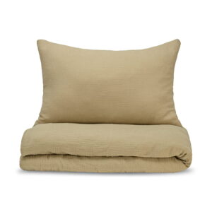 Musselin-Bettwäsche für Kinder - Oliv