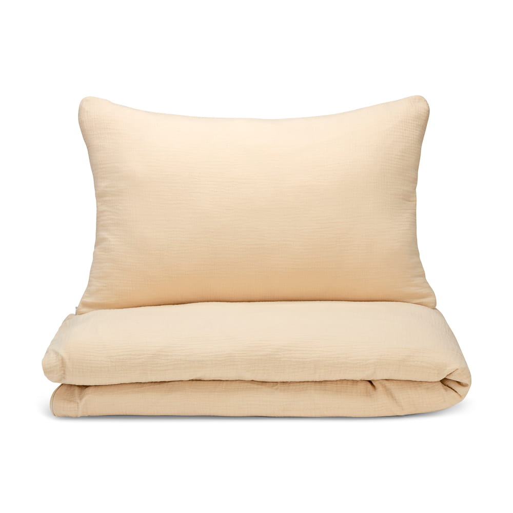 Musselin-Bettwäsche für Kinder - Hellbeige