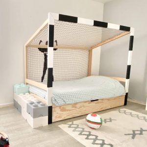 Fußballbett mit Schublade